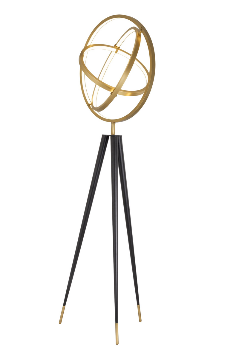 Brass Antique Floor Lamp | Eichholtz Cassini | Eichholtz Miami