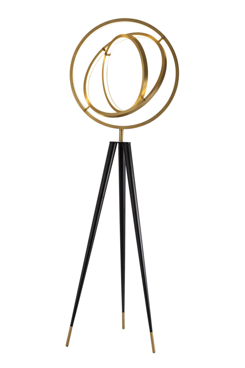 Brass Antique Floor Lamp | Eichholtz Cassini | Eichholtz Miami