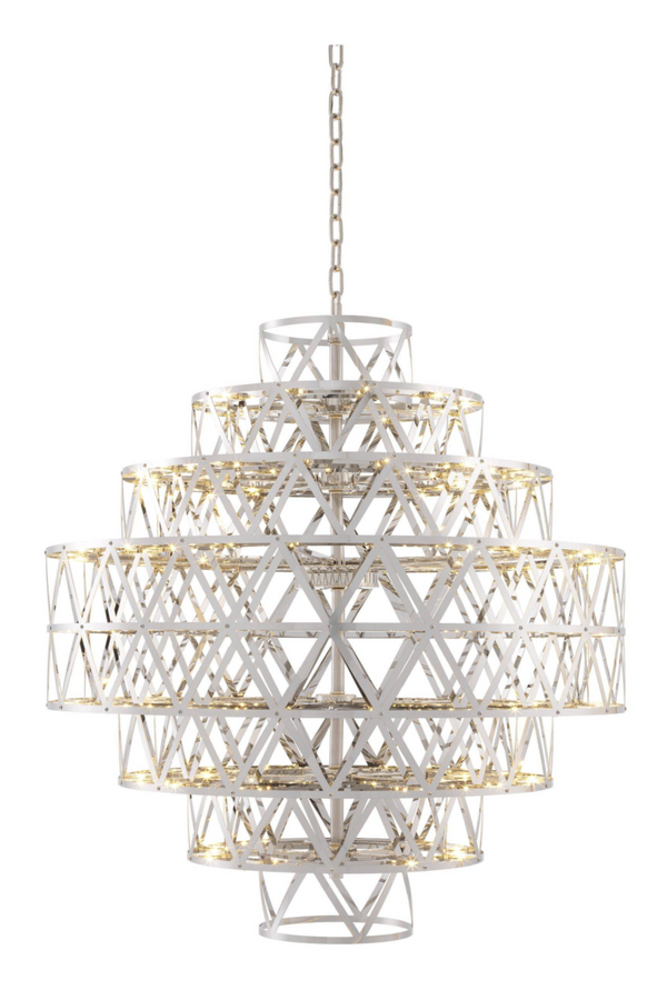 Metal Geometric Chandelier | Eichholtz Clinton | Eichholtz Miami