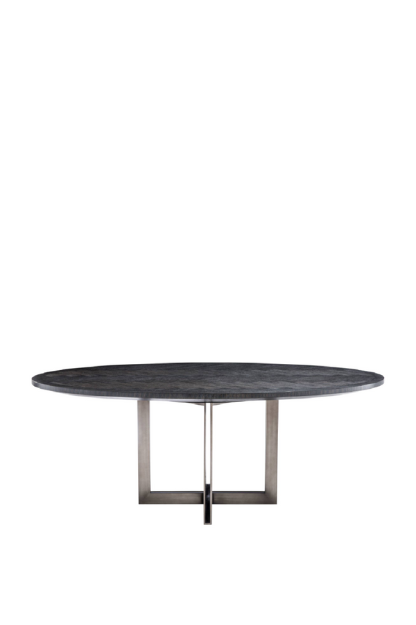 Oval Charcoal Dining Table | Eichholtz Melchior | Eichholtz Miami