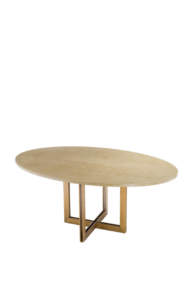 Oval Oak Dining Table | Eichholtz Melchior | Eichholtz Miami