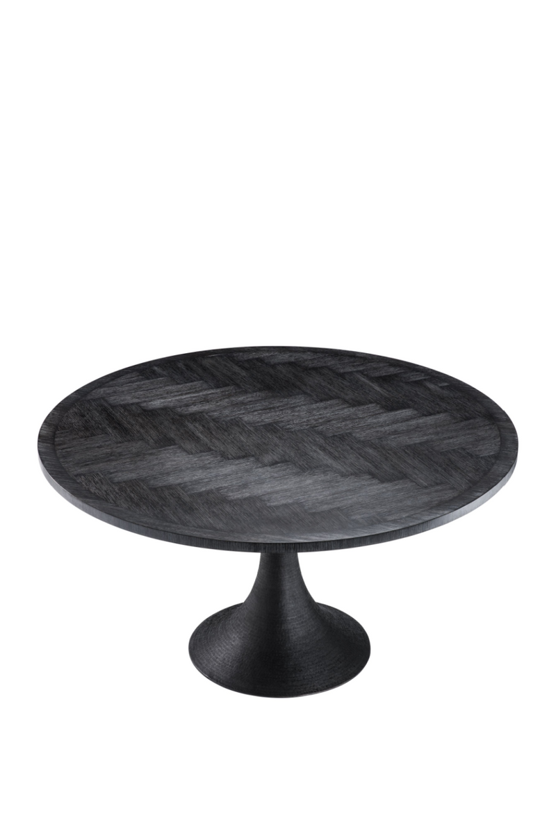 Round Charcoal Dining Table | Eichholtz Melchior | Eichholtz Miami