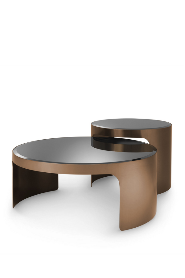 Copper Nesting Coffee Table Set Of 2 | Eichholtz Piemonte | Eichholtz Miami