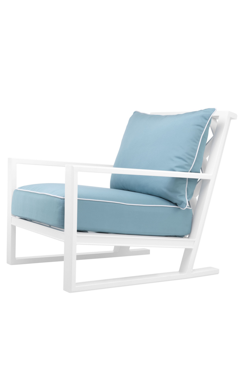 White Outdoor Sunbrella Lounge Chair | Eichholtz Como | EichholtzMiami.com