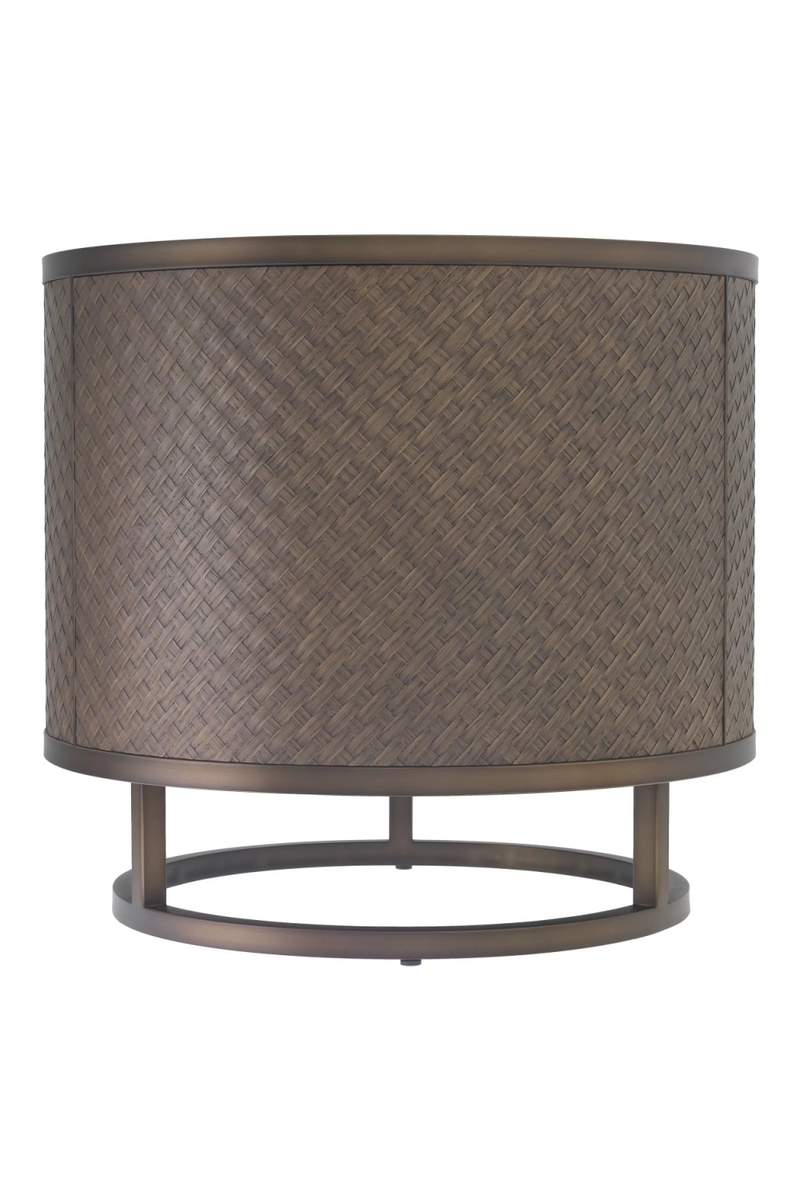 Woven Oak Side Table | Eichholtz Napa Valley | Eichholtz Miami