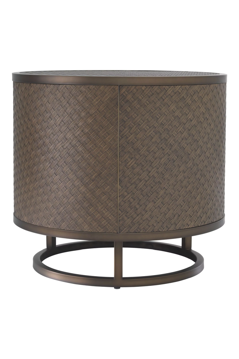 Woven Oak Side Table | Eichholtz Napa Valley | Eichholtz Miami