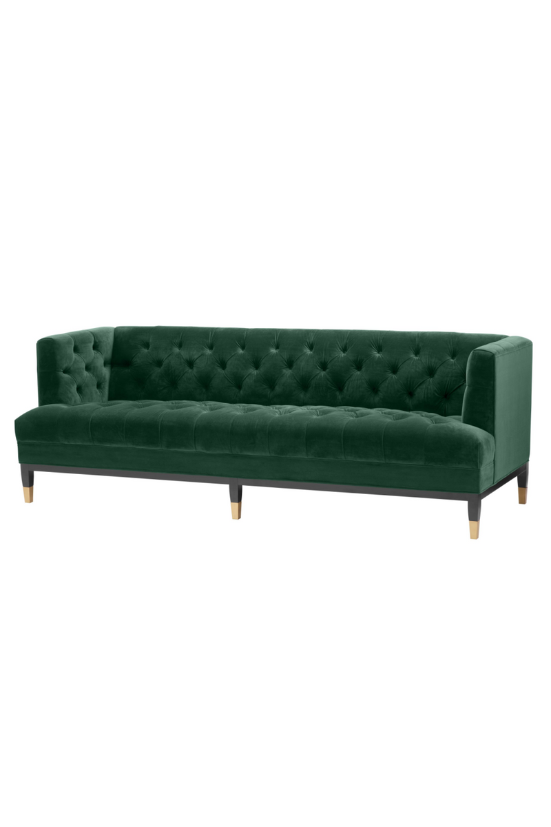 Velvet Buttoned Sofa | Eichholtz Castelle | Eichholtzmiami.com