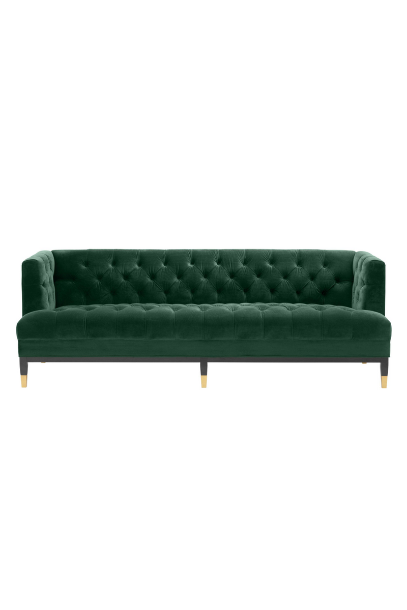 Velvet Buttoned Sofa | Eichholtz Castelle | Eichholtzmiami.com