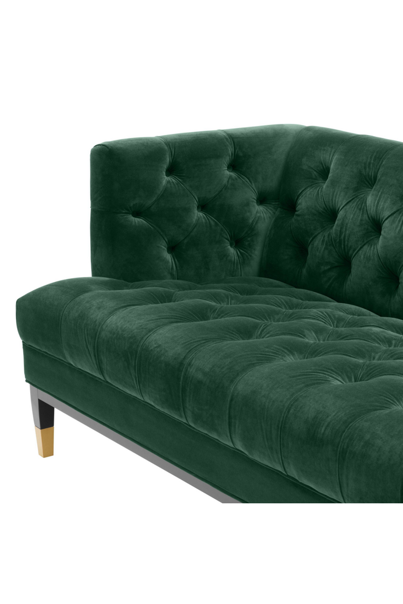 Velvet Buttoned Sofa | Eichholtz Castelle | Eichholtzmiami.com