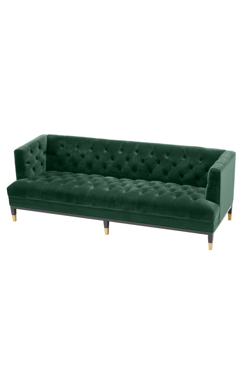 Velvet Buttoned Sofa | Eichholtz Castelle | Eichholtzmiami.com