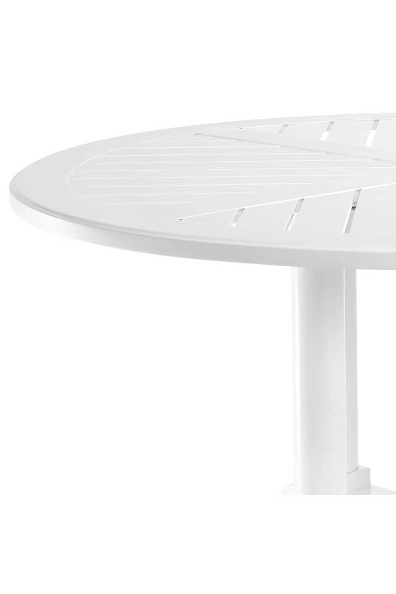 White Round Outdoor Dining Table L | Eichholtz Bell Rive | Eichholtzmiami.com
