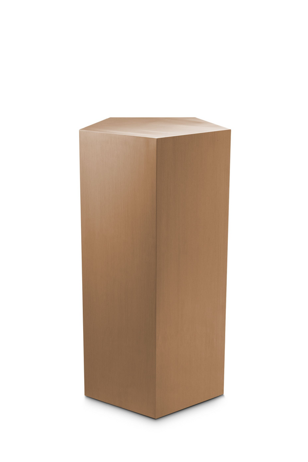 Brushed Copper Pedestal Column - S | Eichholtz Meissner | Eichholtz Miami