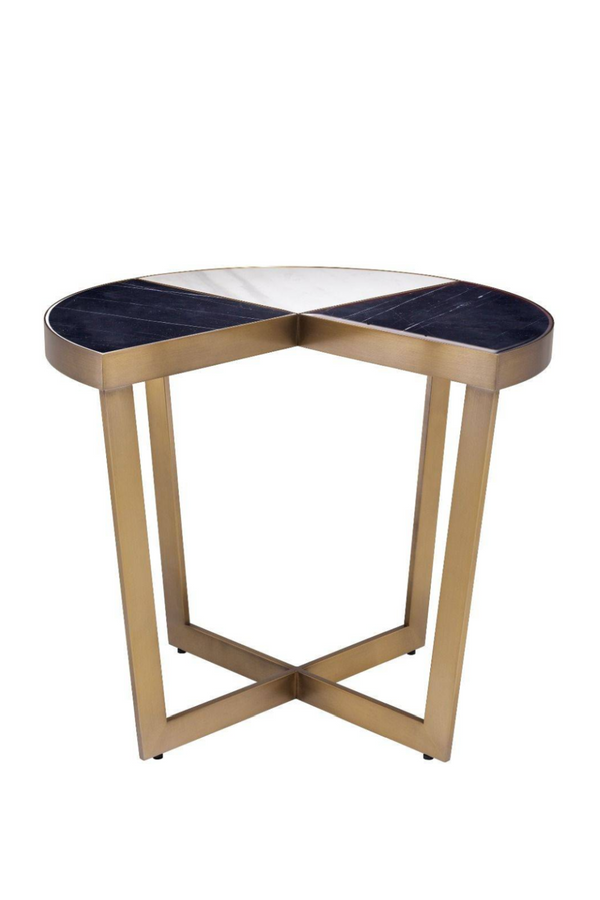 White & Black Side Table | Eichholtz Turino | Eichholtz Miami