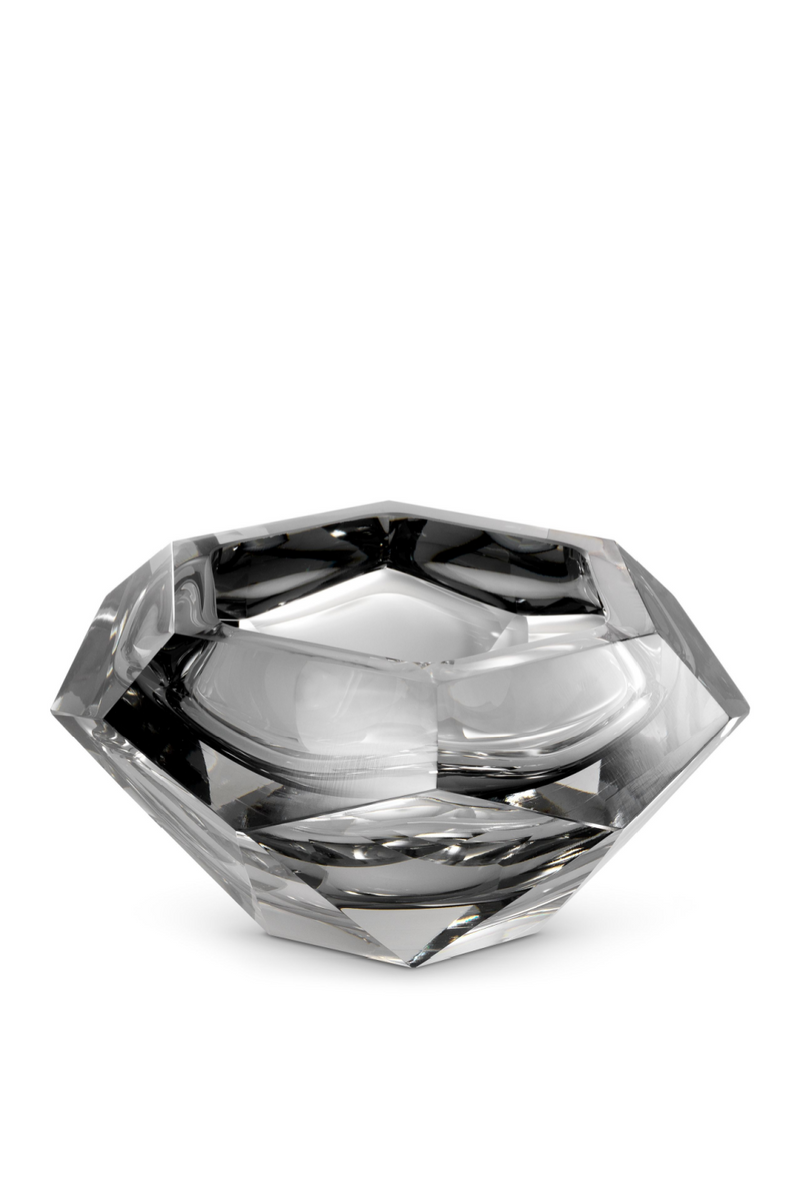 Gray Crystal Glass Bowl | Eichholtz Las Hayas | Eichholtz Miami