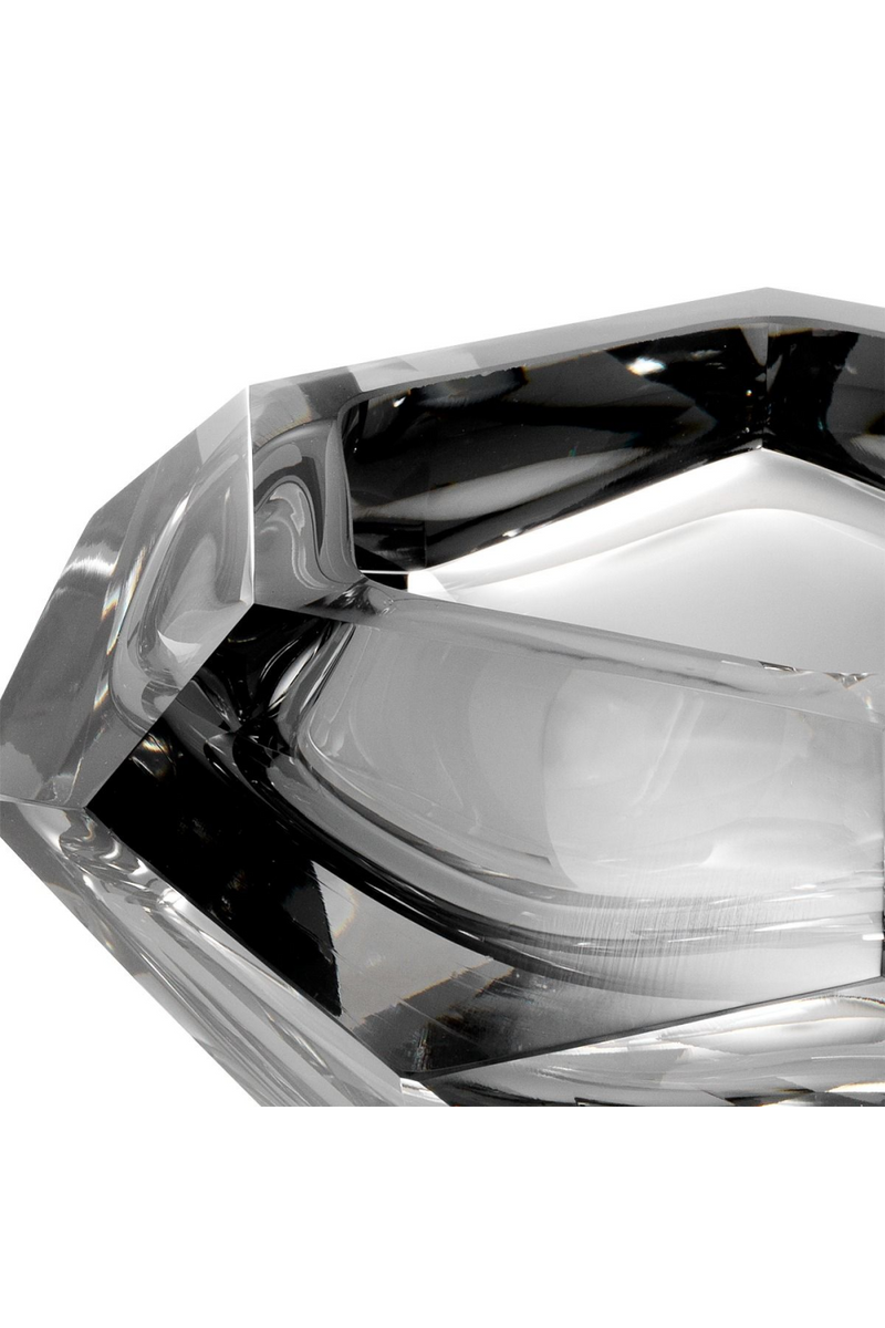 Gray Crystal Glass Bowl | Eichholtz Las Hayas | Eichholtz Miami