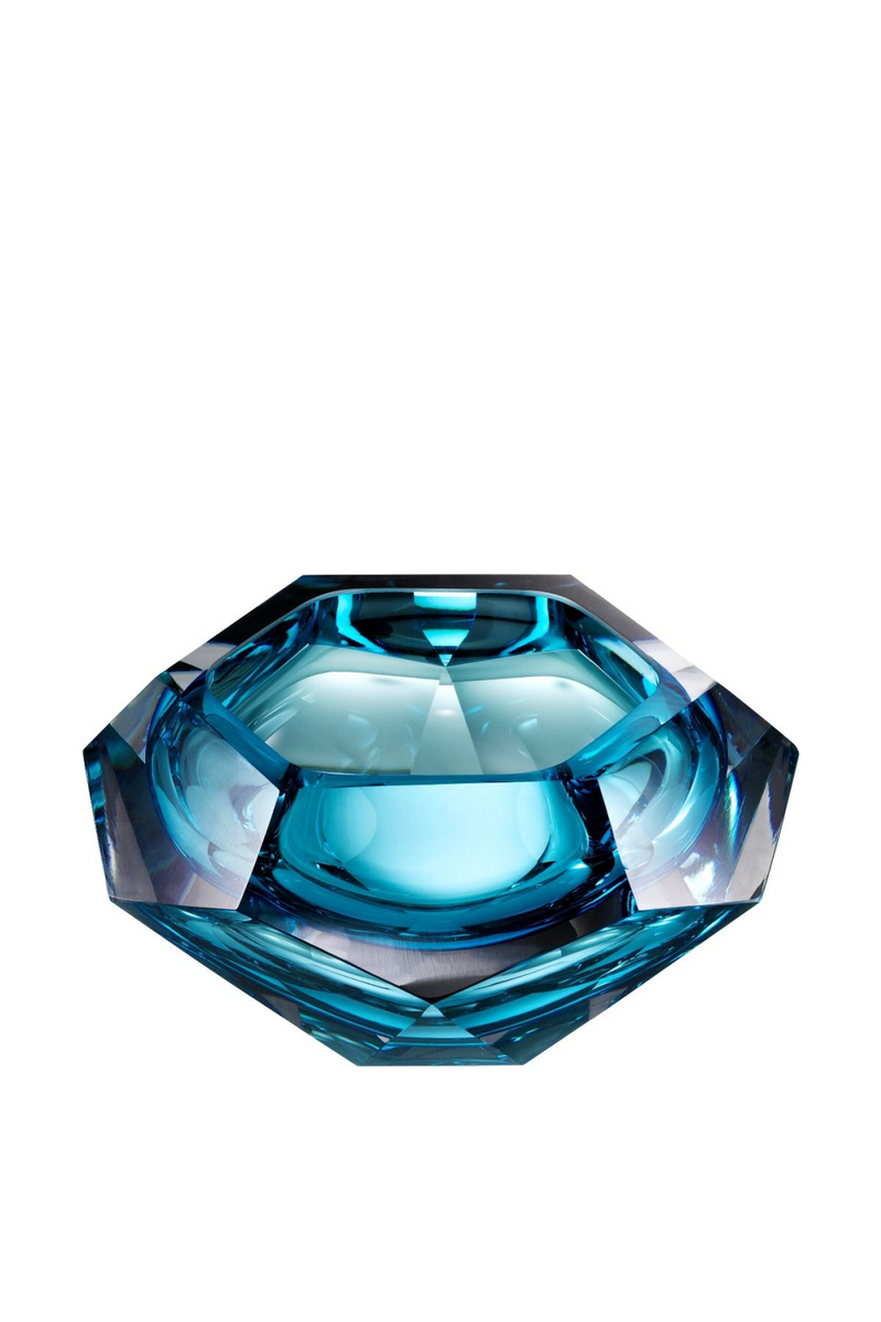 Blue Crystal Glass Bowl | Eichholtz Las Hayas | Eichholtz Miami