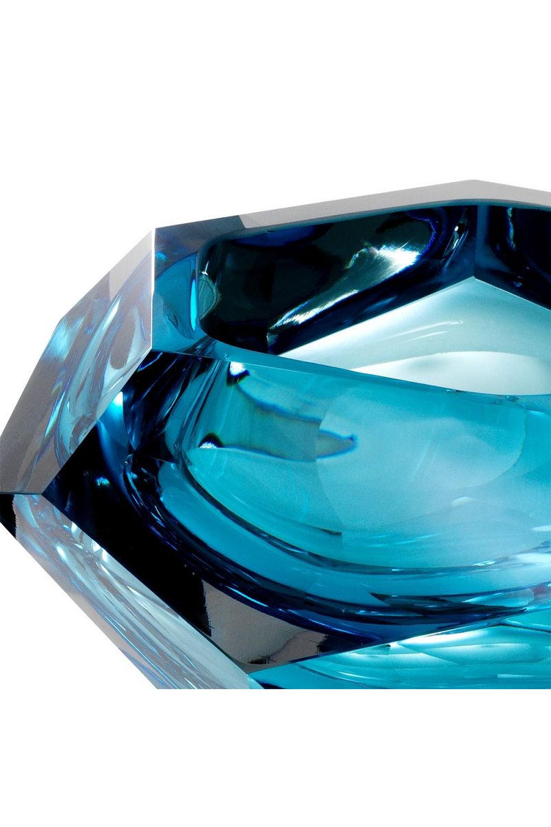 Blue Crystal Glass Bowl | Eichholtz Las Hayas | Eichholtz Miami