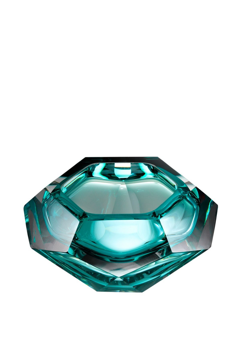 Green Crystal Glass Bowl | Eichholtz Las Hayas | Eichholtz Miami