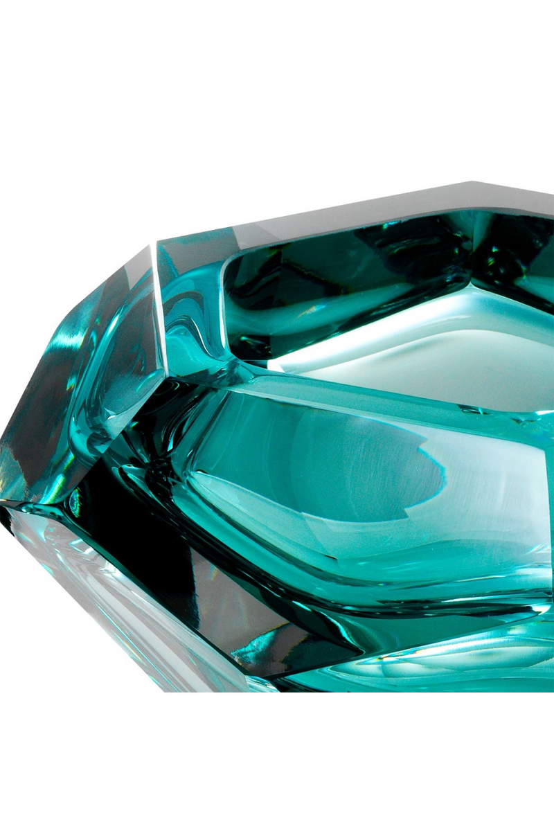 Green Crystal Glass Bowl | Eichholtz Las Hayas | Eichholtz Miami