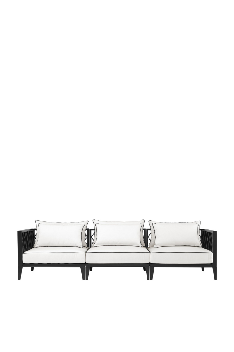 Black 3-Seater Outdoor Sunbrella Sofa | Eichholtz Ocean Club | Eichholtzmiami.com