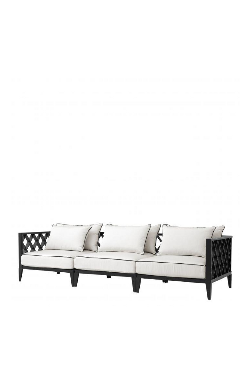 Black 3-Seater Outdoor Sunbrella Sofa | Eichholtz Ocean Club | Eichholtzmiami.com