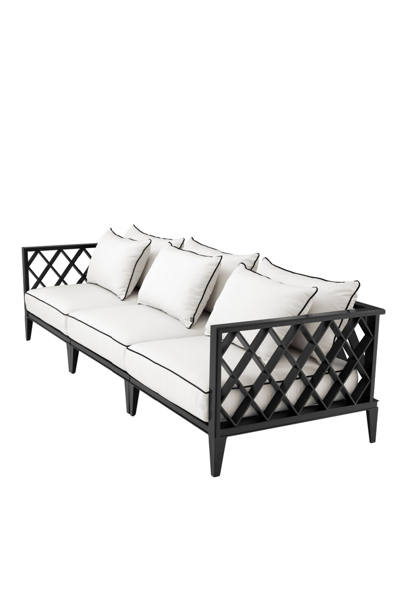 Black 3-Seater Outdoor Sunbrella Sofa | Eichholtz Ocean Club | Eichholtzmiami.com