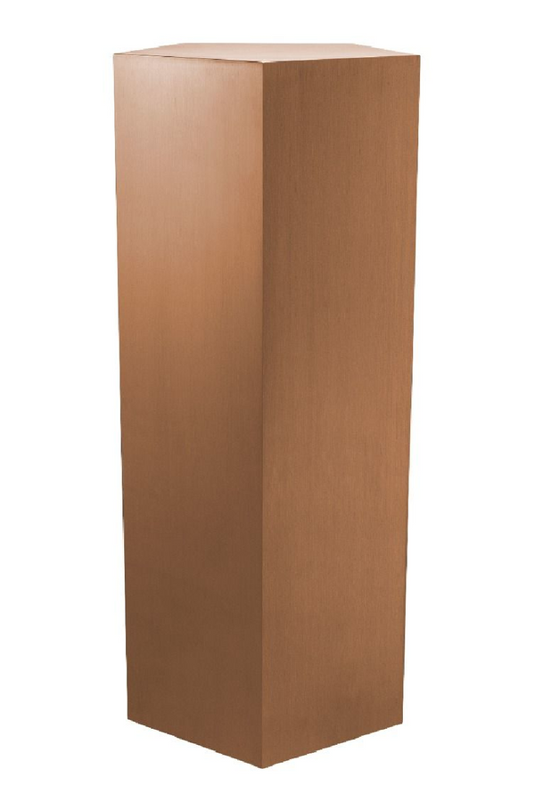 Brushed Copper Pedestal Column - L | Eichholtz Meissner | Eichholtz Miami