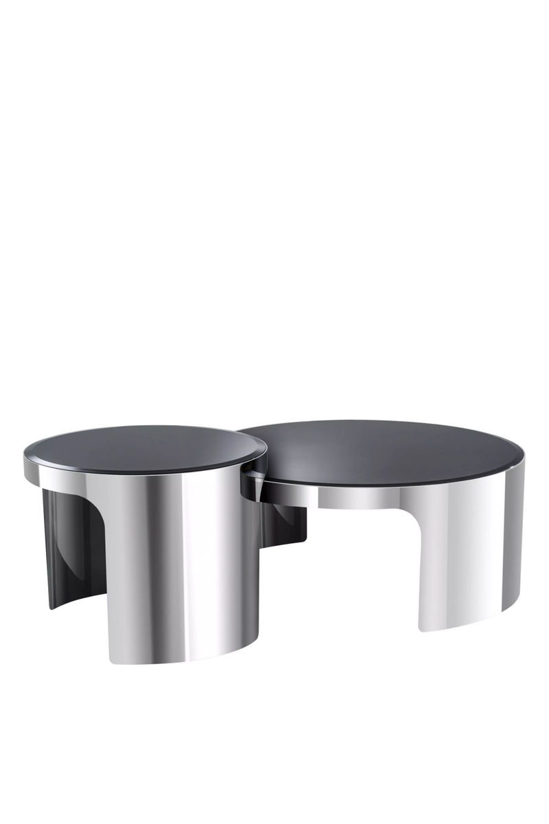 Silver Nesting Coffee Table Set Of 2 | Eichholtz Piemonte | Eichholtz Miami