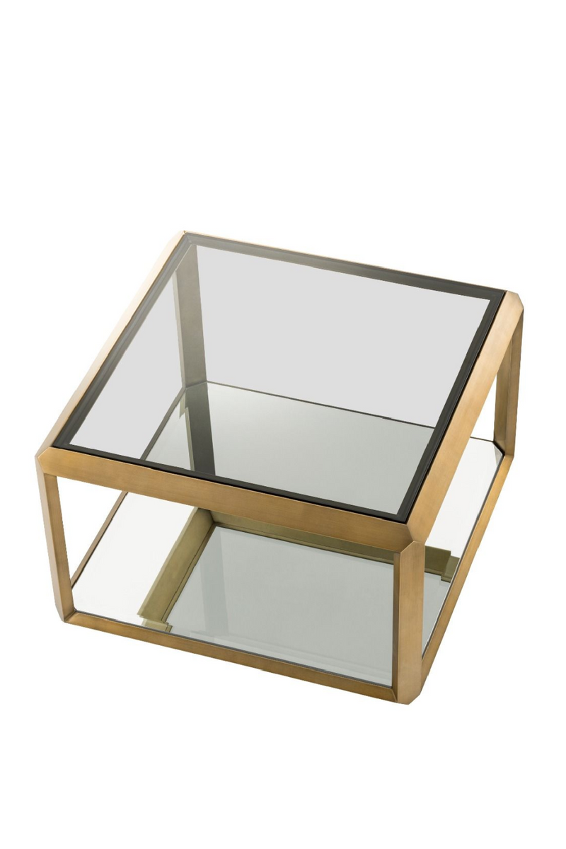 Brass Glass Box Side Table | Eichholtz Callum | Eichholtzmiami.com