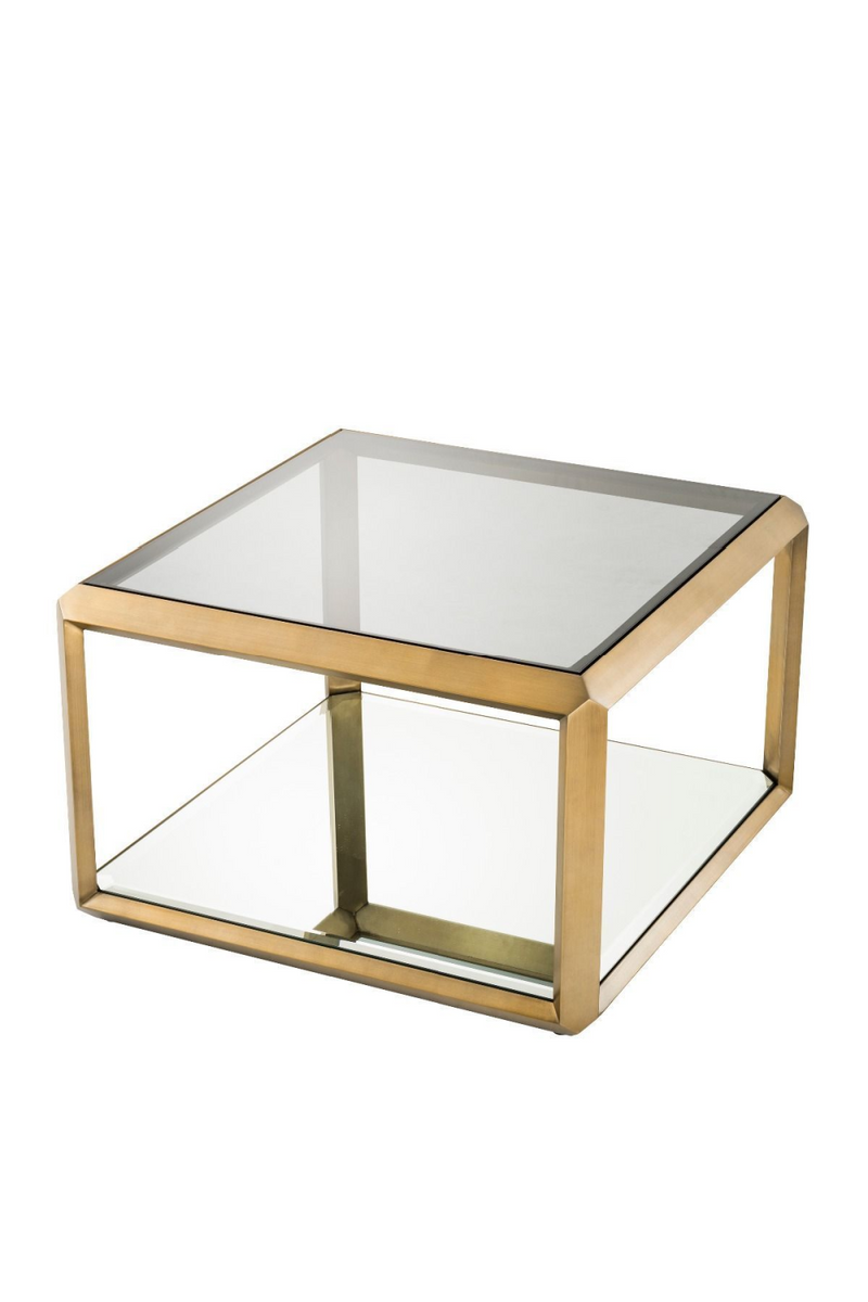 Brass Glass Box Side Table | Eichholtz Callum | Eichholtzmiami.com