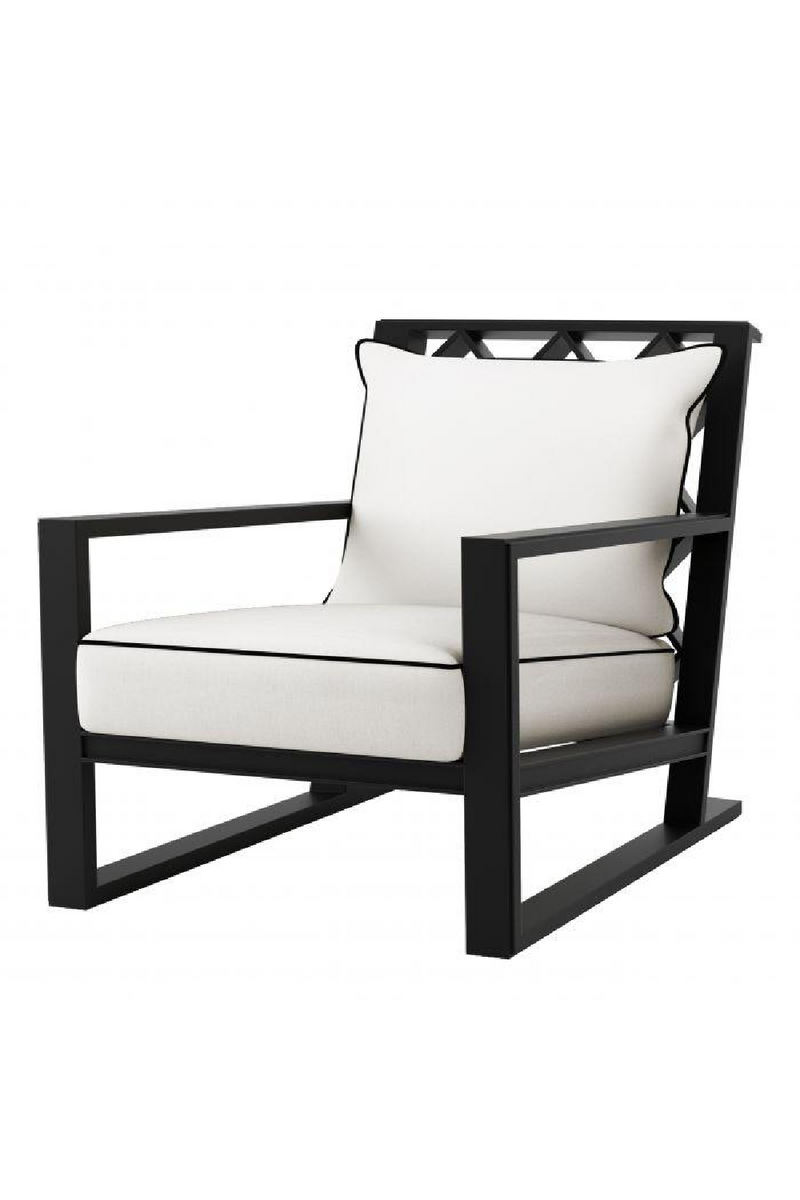 Black Outdoor Sunbrella Lounge Chair | Eichholtz Como | Eichholtz Miami