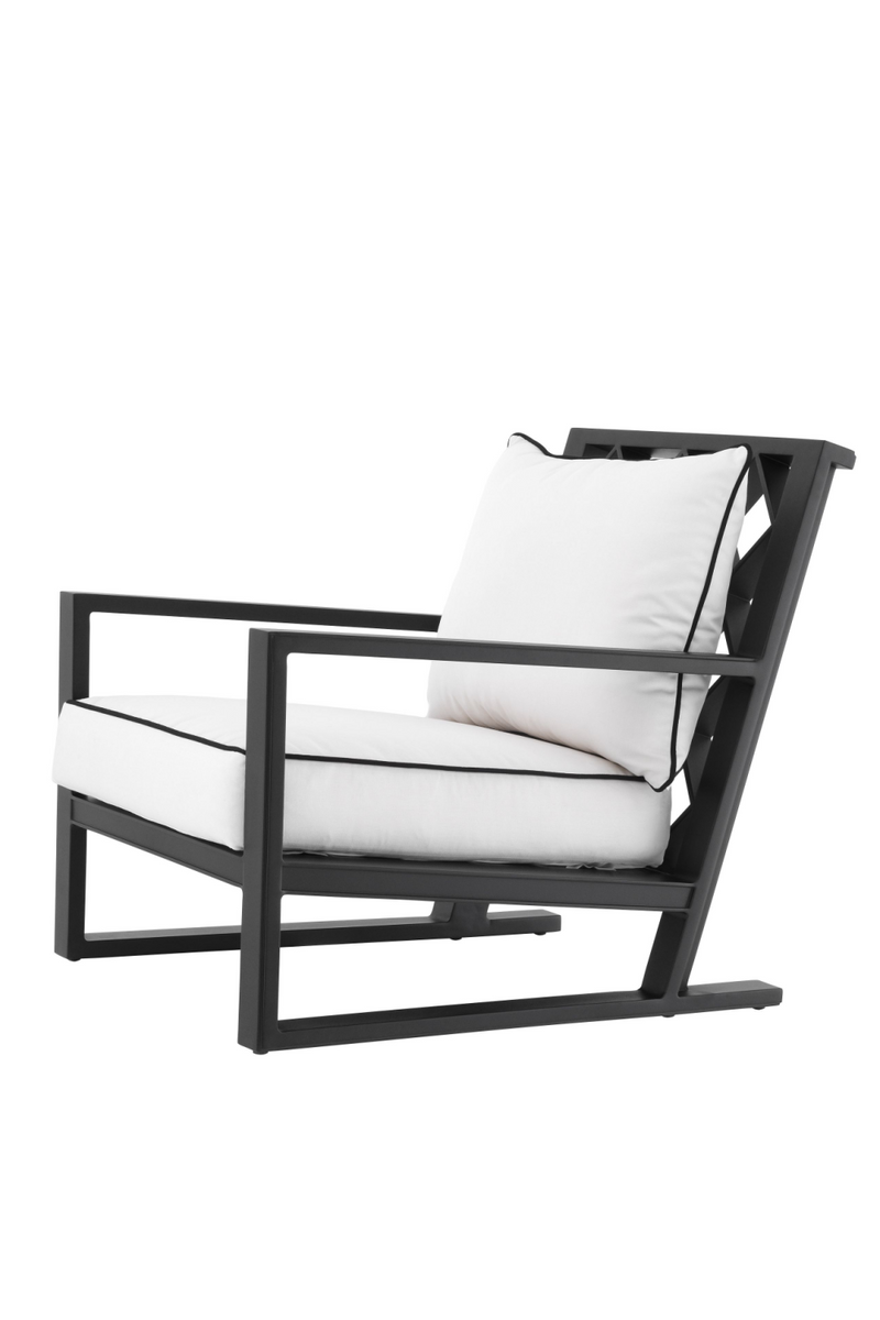Black Outdoor Sunbrella Lounge Chair | Eichholtz Como | Eichholtz Miami