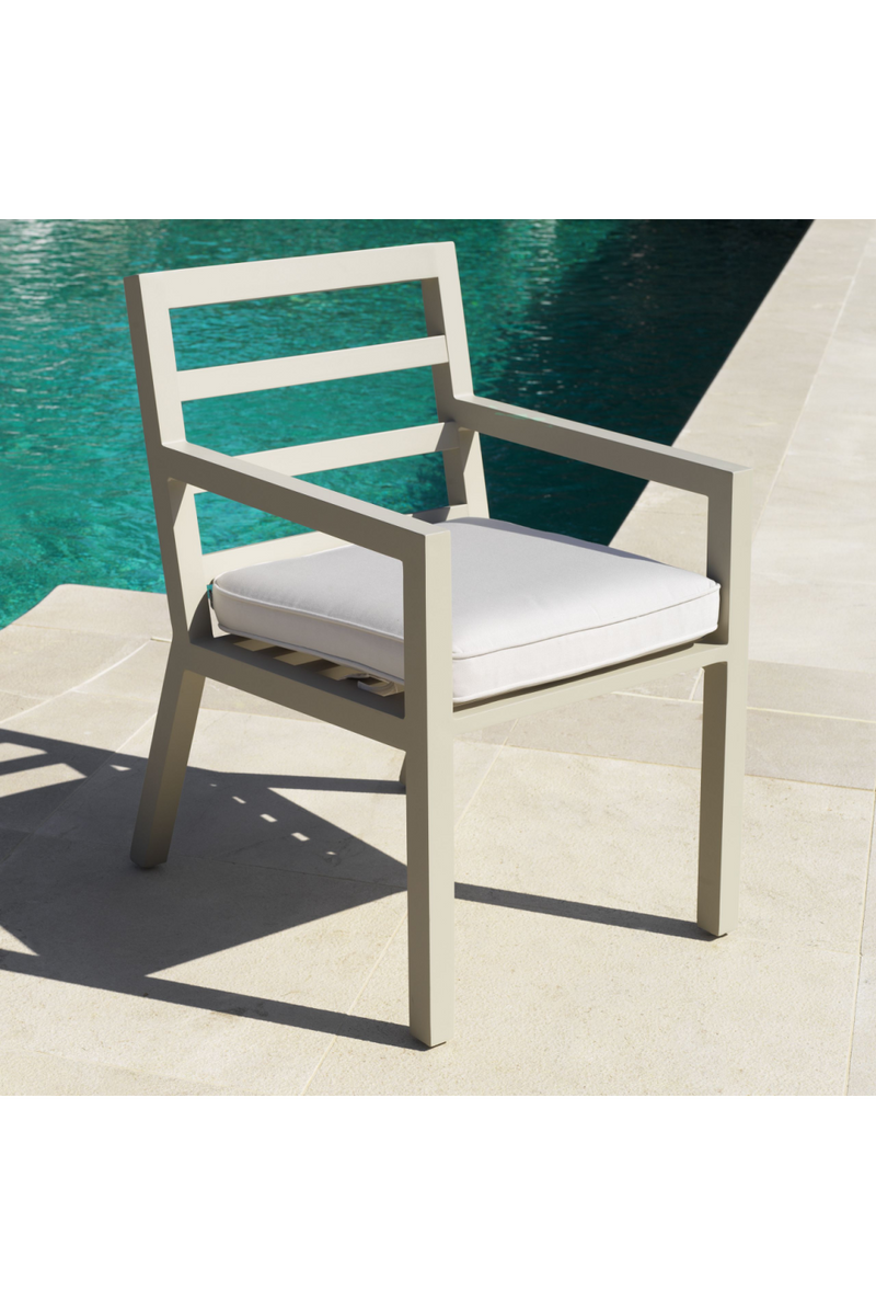 Sand Sunbrella Outdoor Dining Armchair | Eichholtz Delta | Eichholtzmiami.com