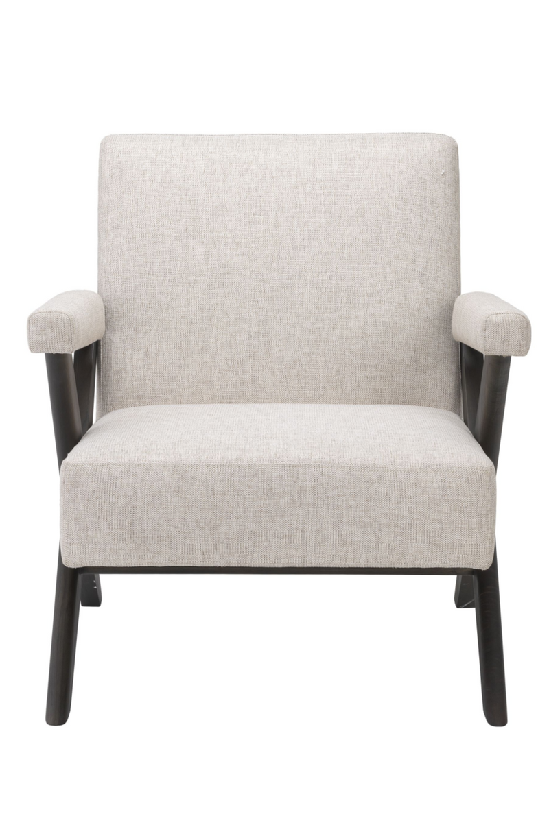 Beige X-Leg Lounge Armchair | Eichholtz Érudit | Eichholtzmiami.com