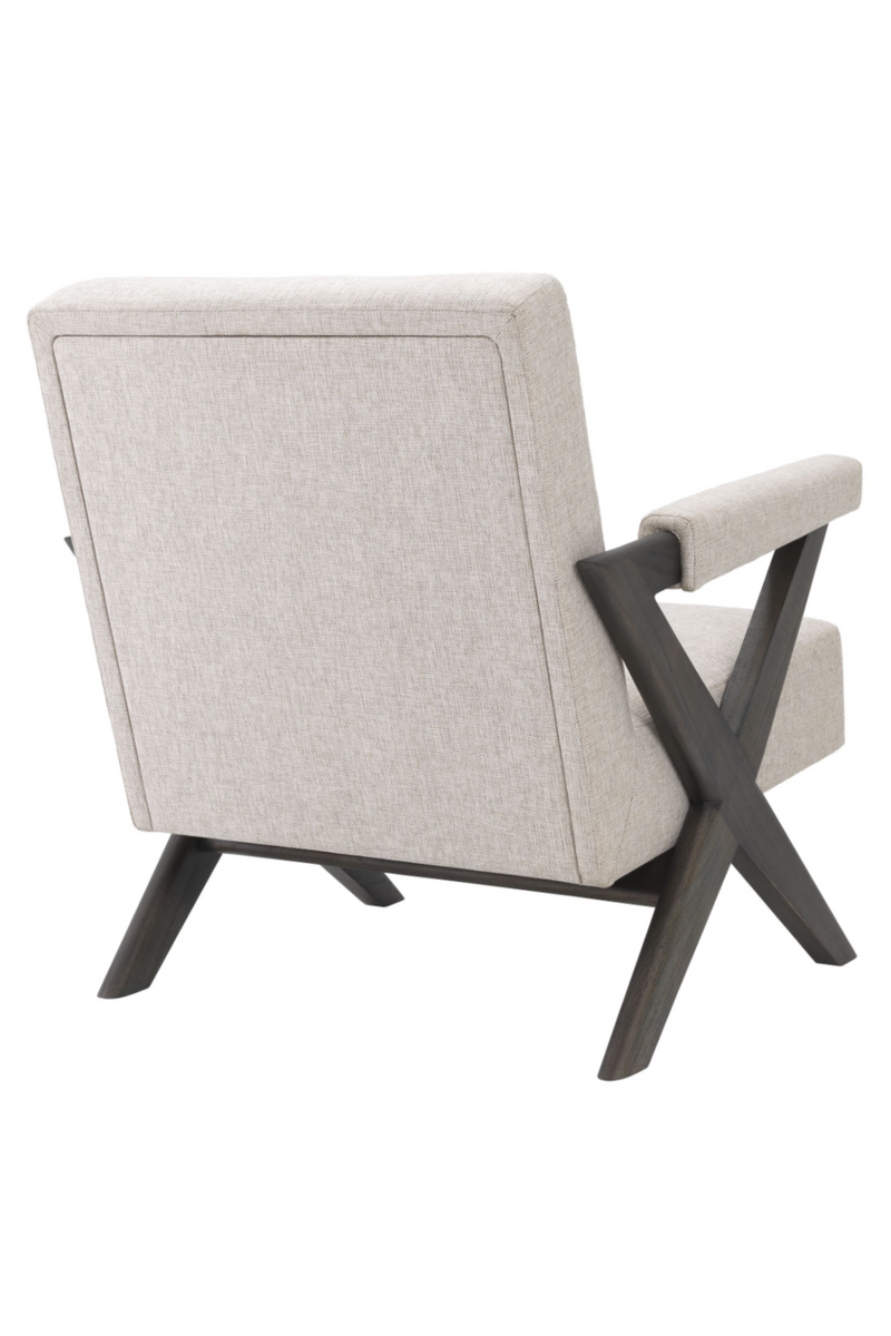 Beige X-Leg Lounge Armchair | Eichholtz Érudit | Eichholtzmiami.com