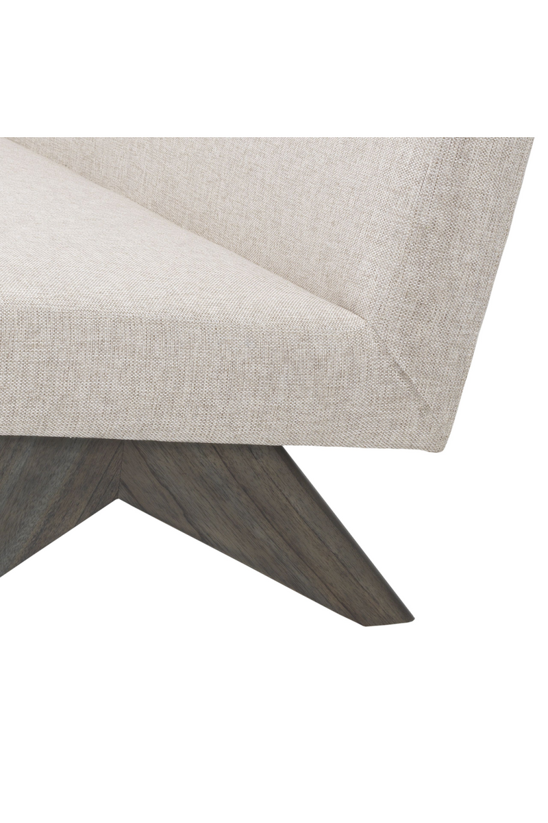 Beige Armless V-Leg Sofa | Eichholtz Erudit |