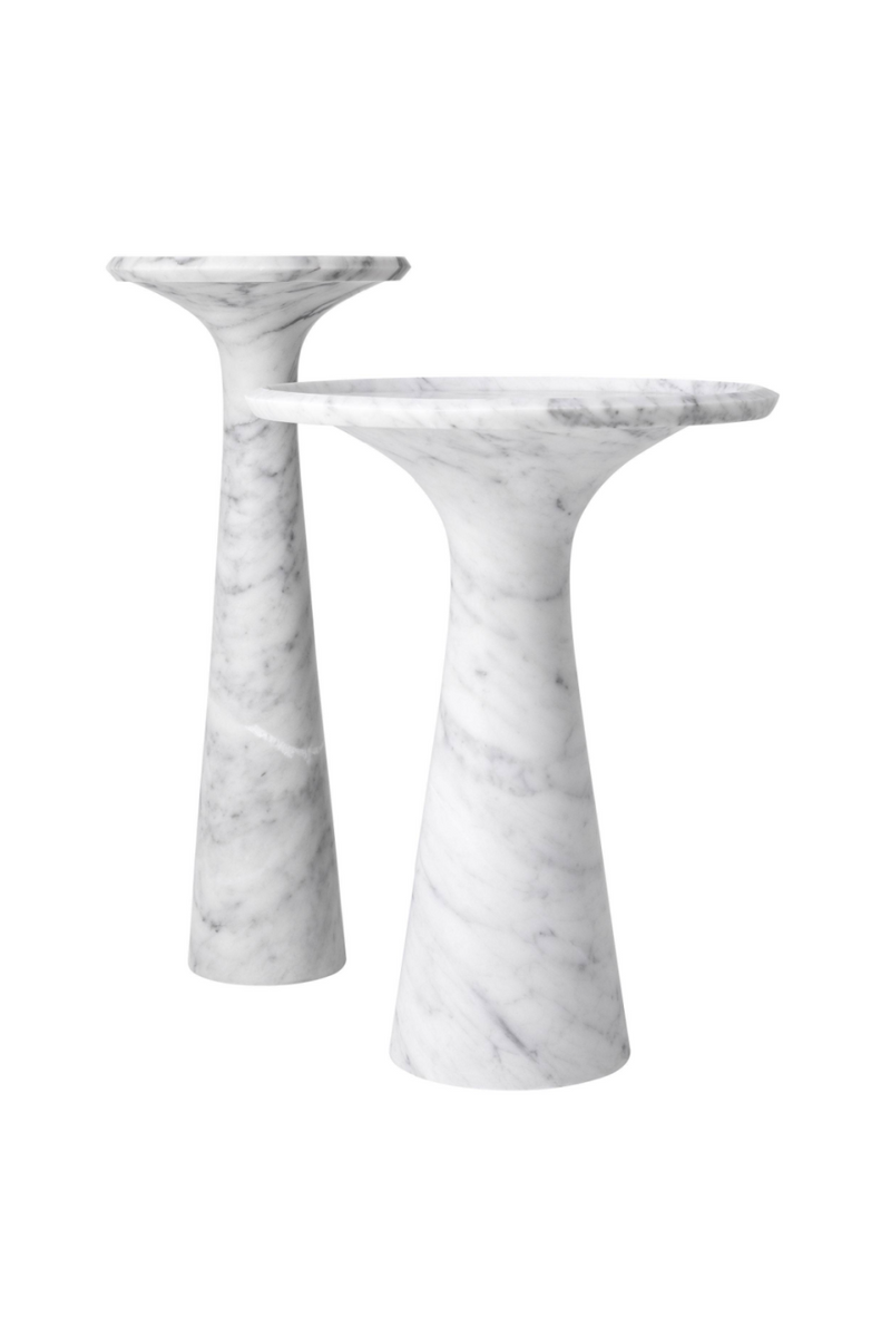 White Marble Side Table | Eichholtz Pompano | Eichholtzmiami.com