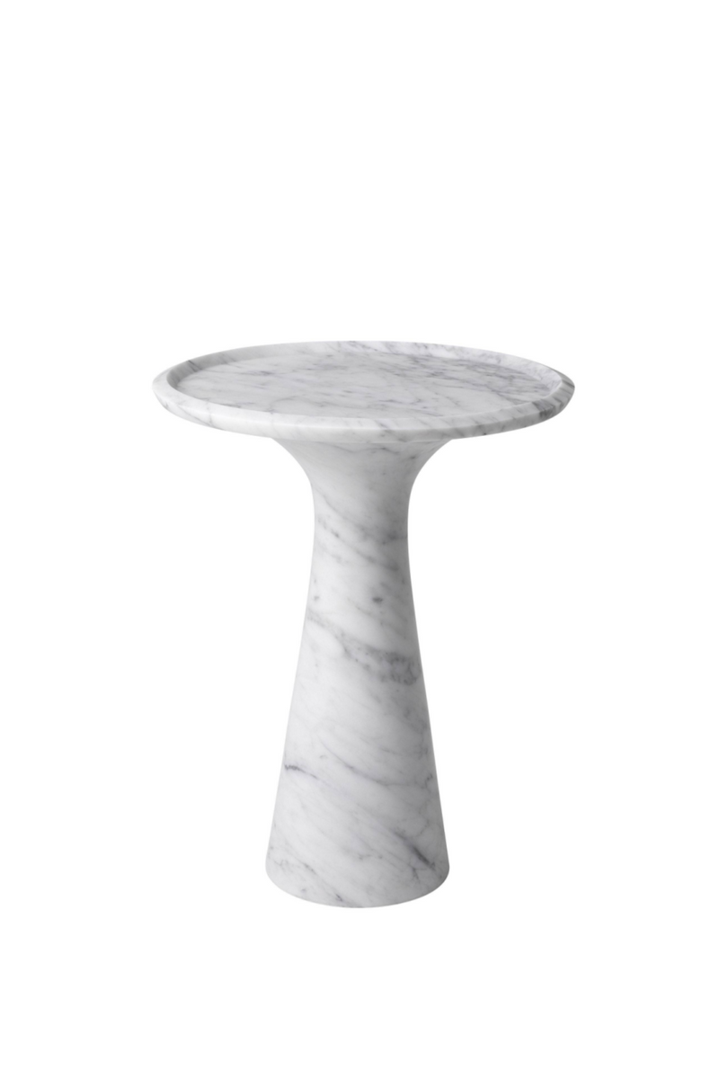 White Marble Side Table S | Eichholtz Pompano | Eichholtzmiami.com