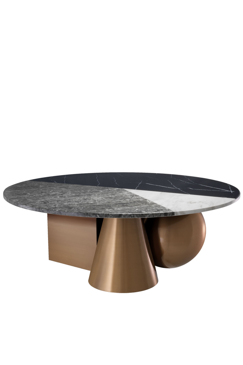 Copper Marble Coffee Table | Eichholtz Tricolori | Eichholtz Miami