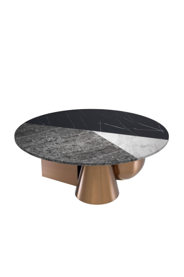 Copper Marble Coffee Table | Eichholtz Tricolori | Eichholtz Miami