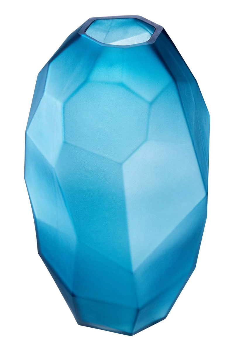 Gorgeous Blue Hand Blown Glass Vase - Eichholtz Fly L | Eichholtzmiami.com