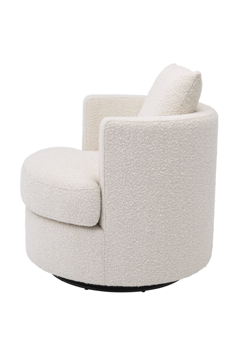 Cream Bouclé Swivel Chair | Eichholtz Felix | Eichholtzmiami.com