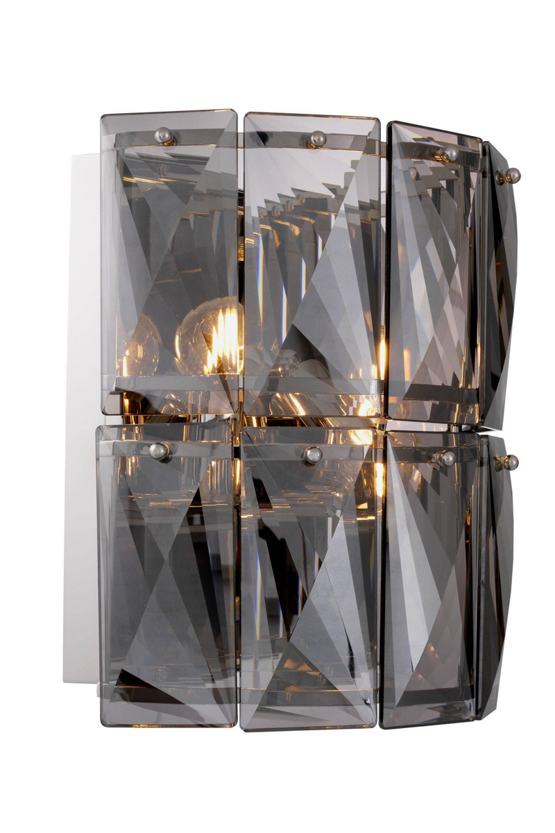 Nickel Crystal Glass Wall Lamp | Eichholtz Amazone  | Eichholtzmiami.com