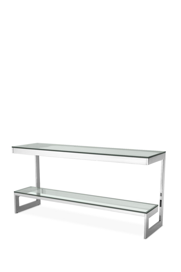 Steel 2-Layered Console Table | Eichholtz Gamma | Eichholtz Miami