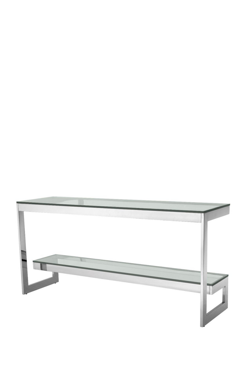 Steel 2-Layered Console Table | Eichholtz Gamma | Eichholtz Miami