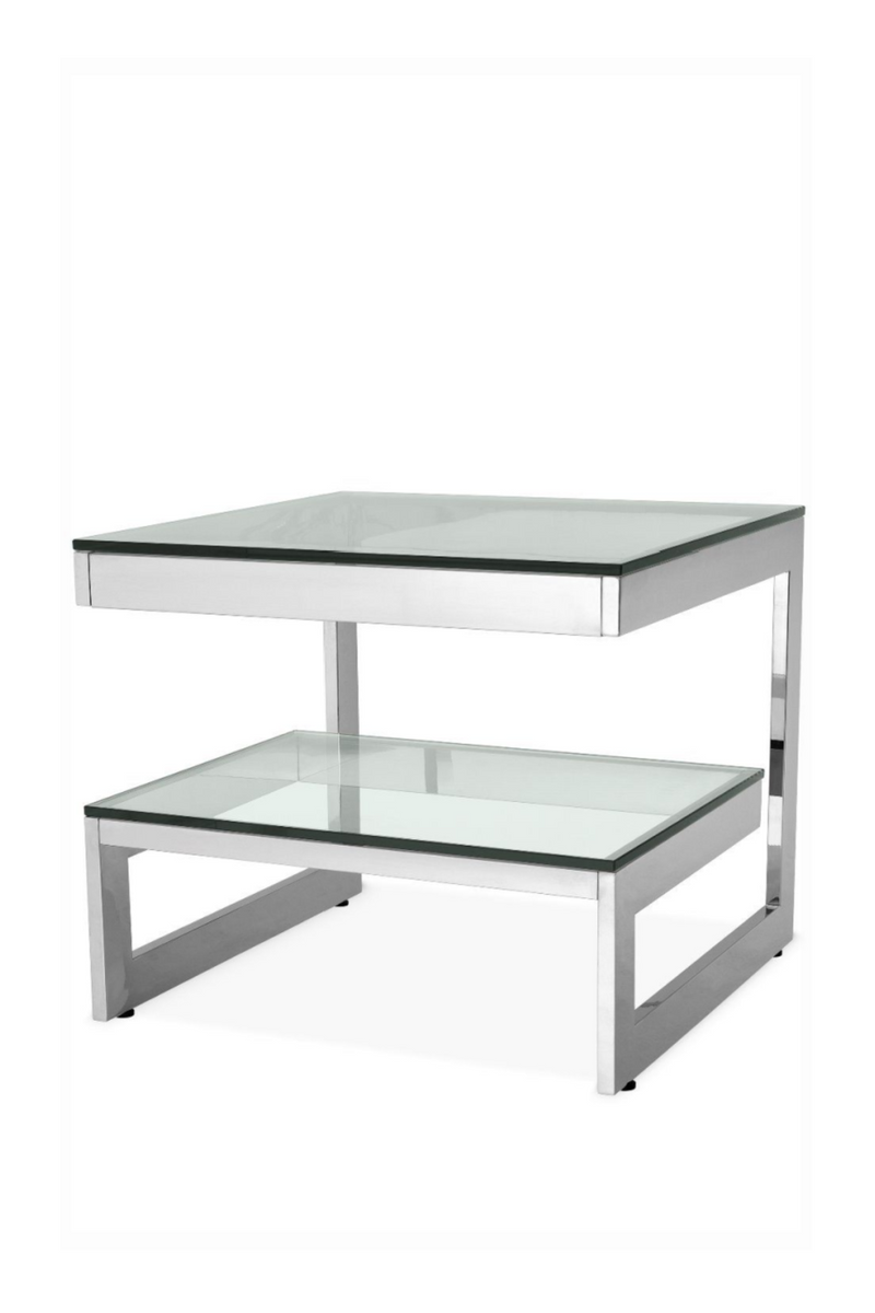 Steel 2-Layered Side Table | Eichholtz Gamma | Eichholtz Miami