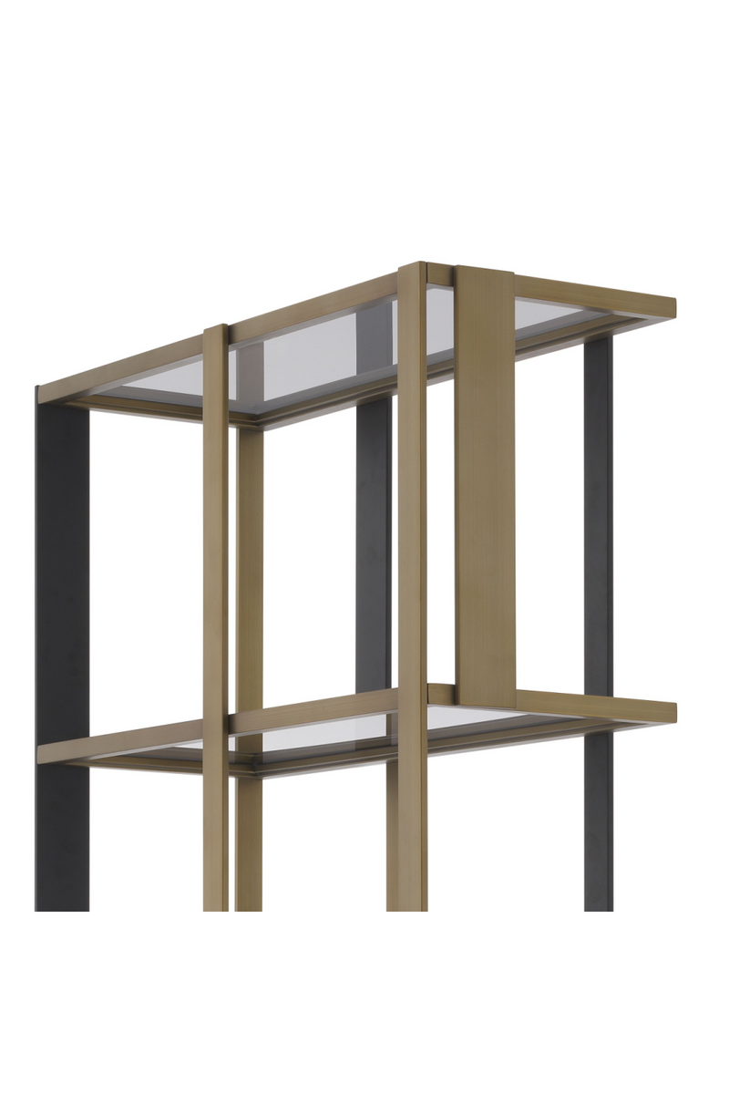 Brass 5 Shelf Display Cabinet | Eichholtz Clio | Eichholtzmiami.com