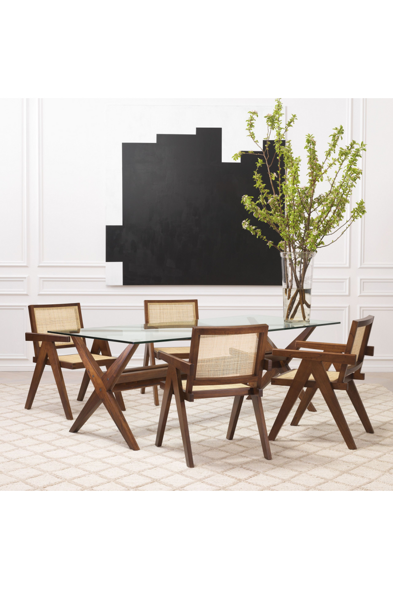 Rattan Cane Dining Armchair | Eichholtz Aristide | Eichholtzmiami.com