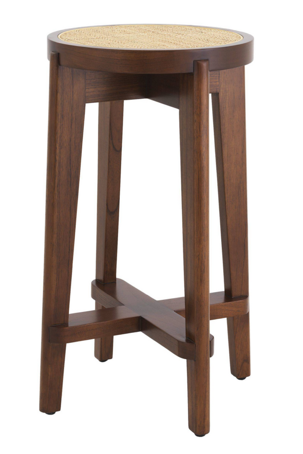 Brown Rattan Counter Stool | Eichholtz Dareau | #1 Eichholtz Retailer