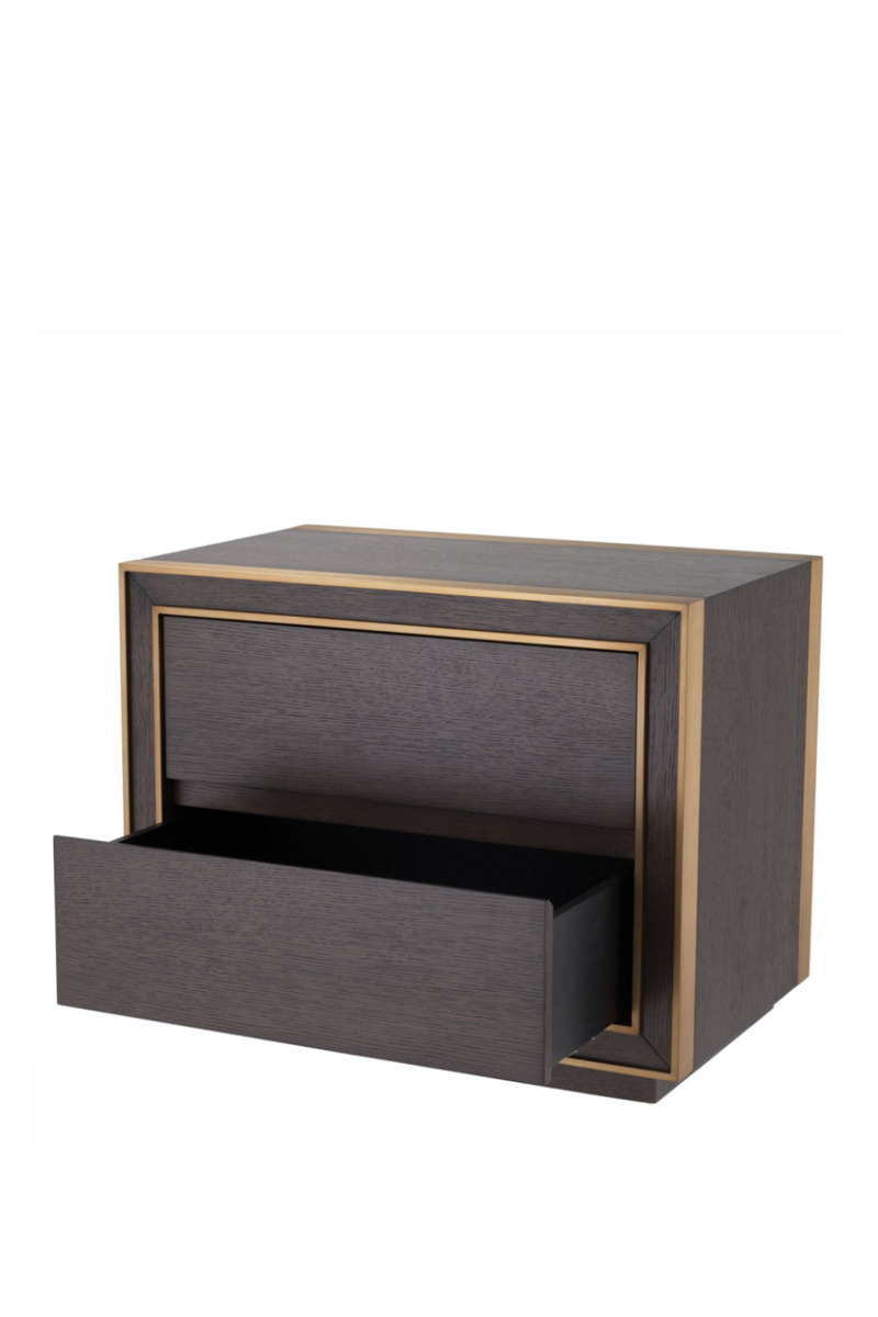 2 Drawer Oak Side Table | Eichholtz Camelot | Eichholtz Miami